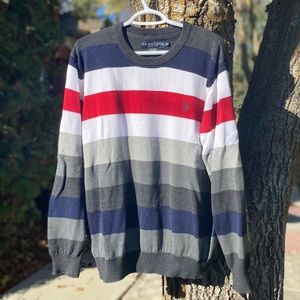 NWOT US Polo Association Striped Pullover Sweater